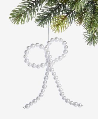 Holiday Lane - Gilded Glamour Pearl Bow Ornament