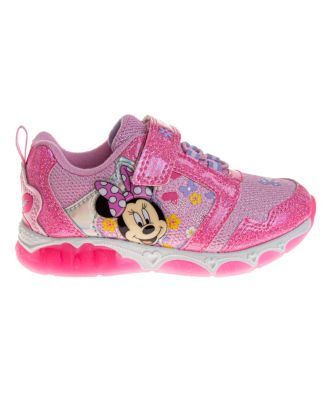 Toddler Girls Light Up Hook and Loop Sneakers