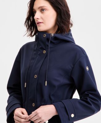 Petite Hooded Anorak Softshell Coat