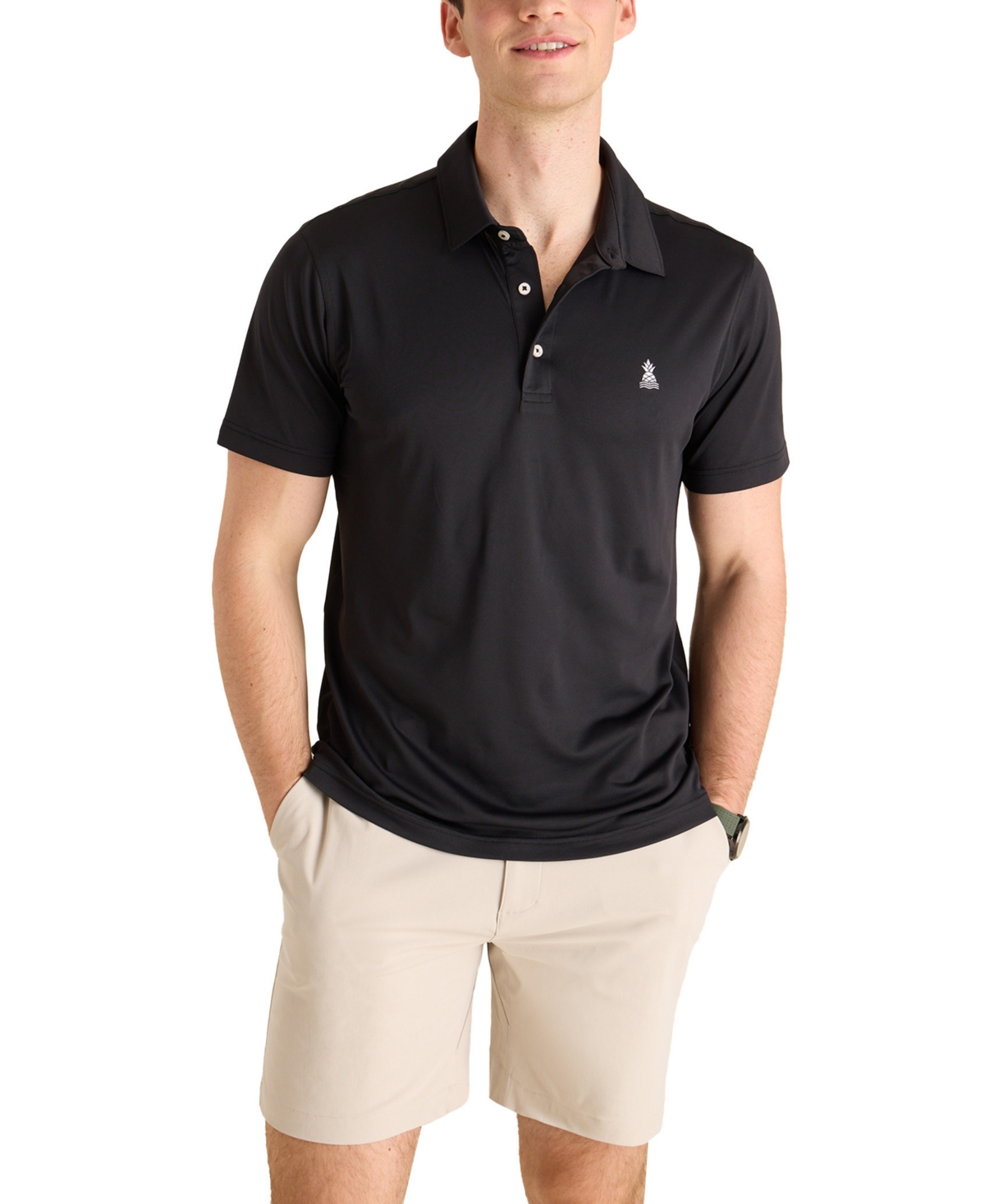 Men's Bump & Run Polo Shirt - Black
