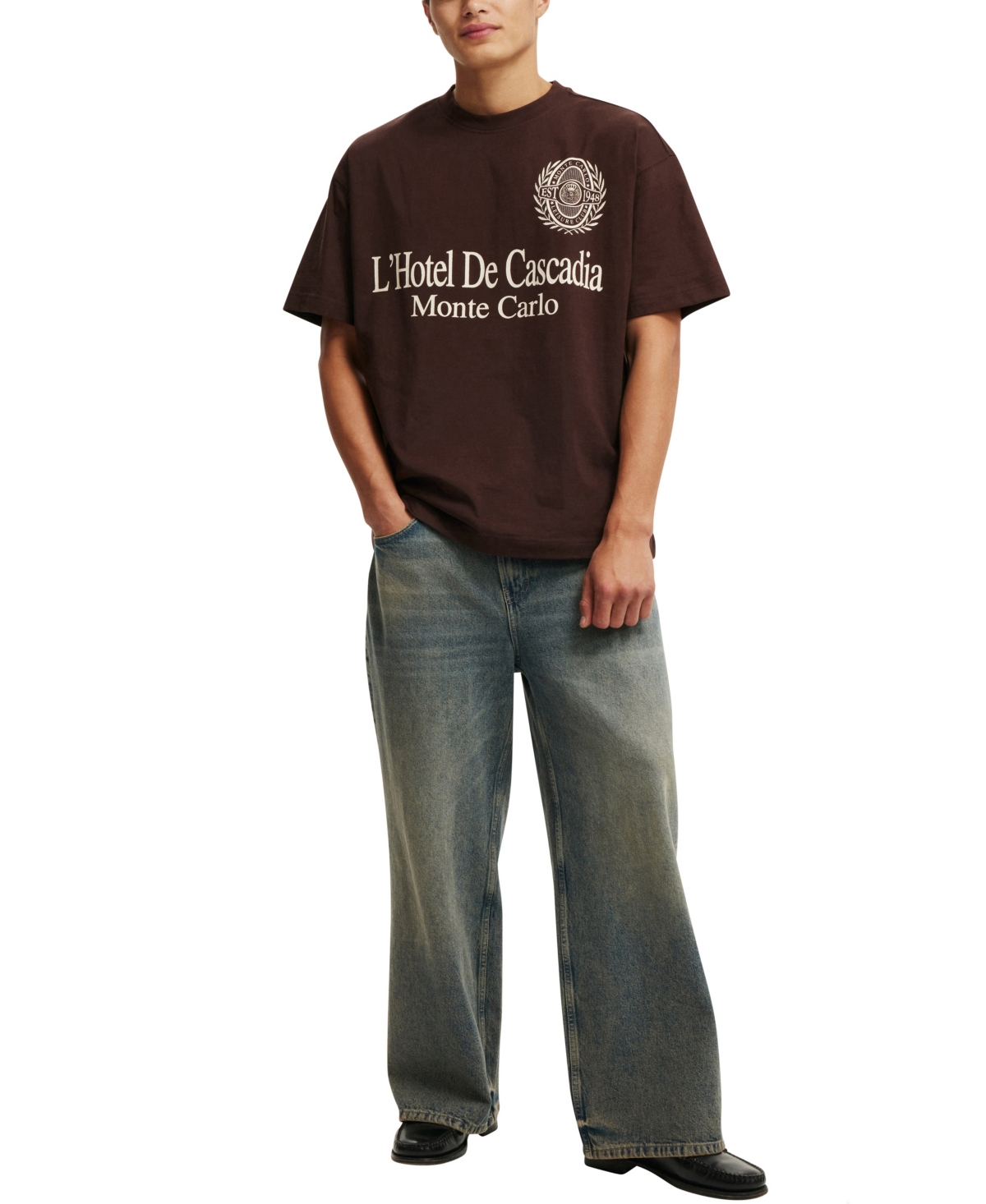 COTTON ON MEN'S BOX FIT GRAPHIC T-SHIRT 