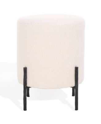 Jessa Round Boucle Ottoman