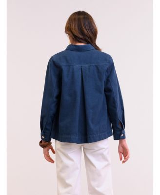 Women's Cotton Twill Pleat Back Jacket