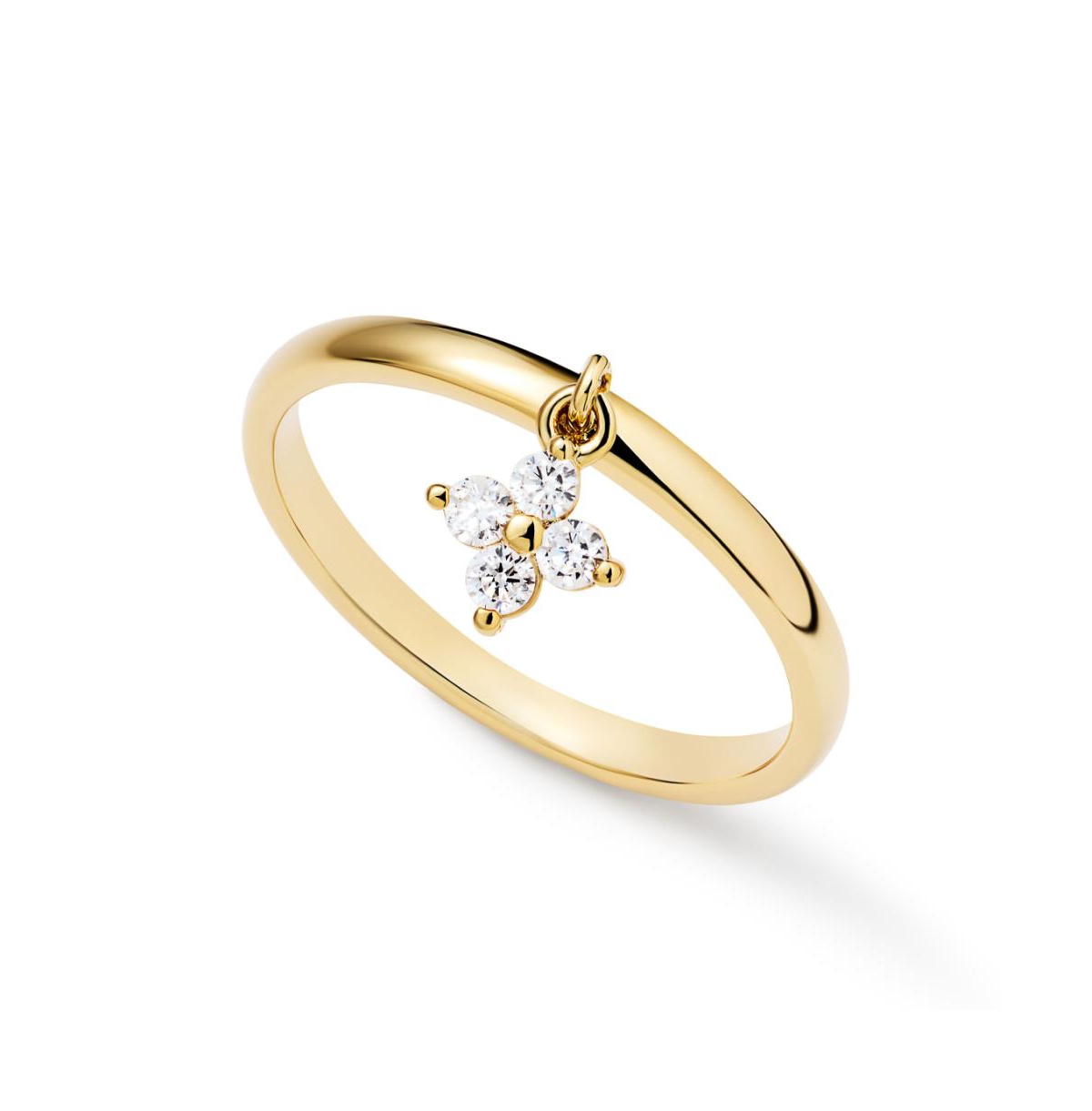 Gold Band Ring - Jadyn - Gold, gold