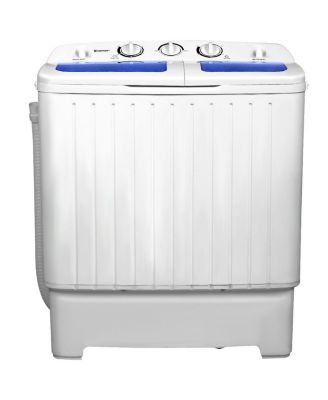 Portable Mini Compact Twin Tub 17.6lb Washing Machine