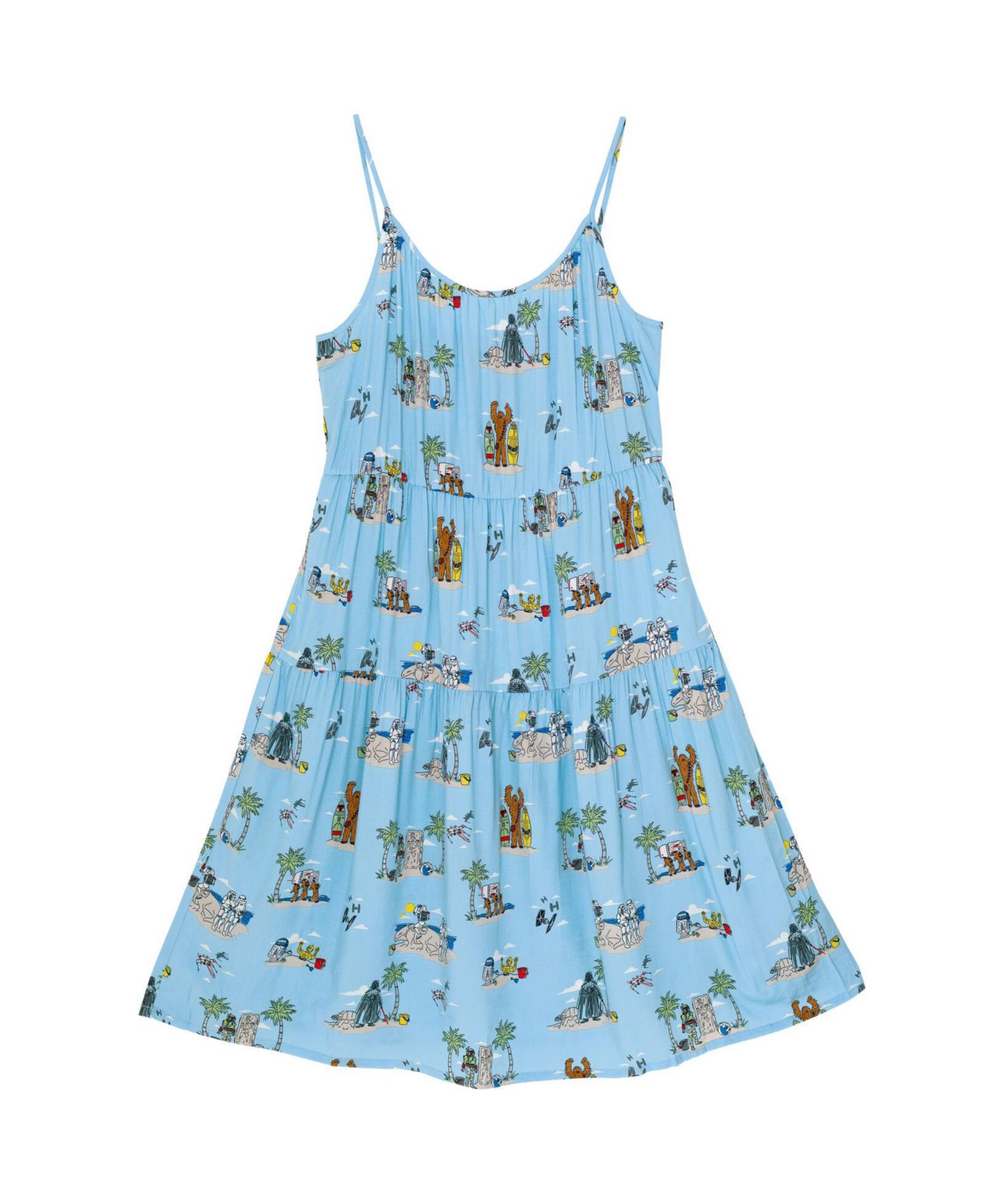 Платье Star Wars Cami Matching Family Dress для девочек, цвет: Синий — фото 2