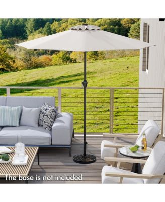 Outdoor Patio Umbrella Modern Table Umbrella w/8 Heavy Duty Ribs Sun-proof