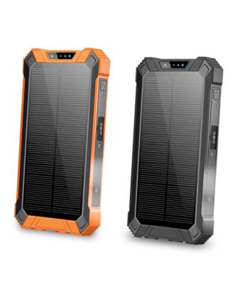 20,000mAh Power Bank- Convenient 4 Built-in Cables & Wireless Charging