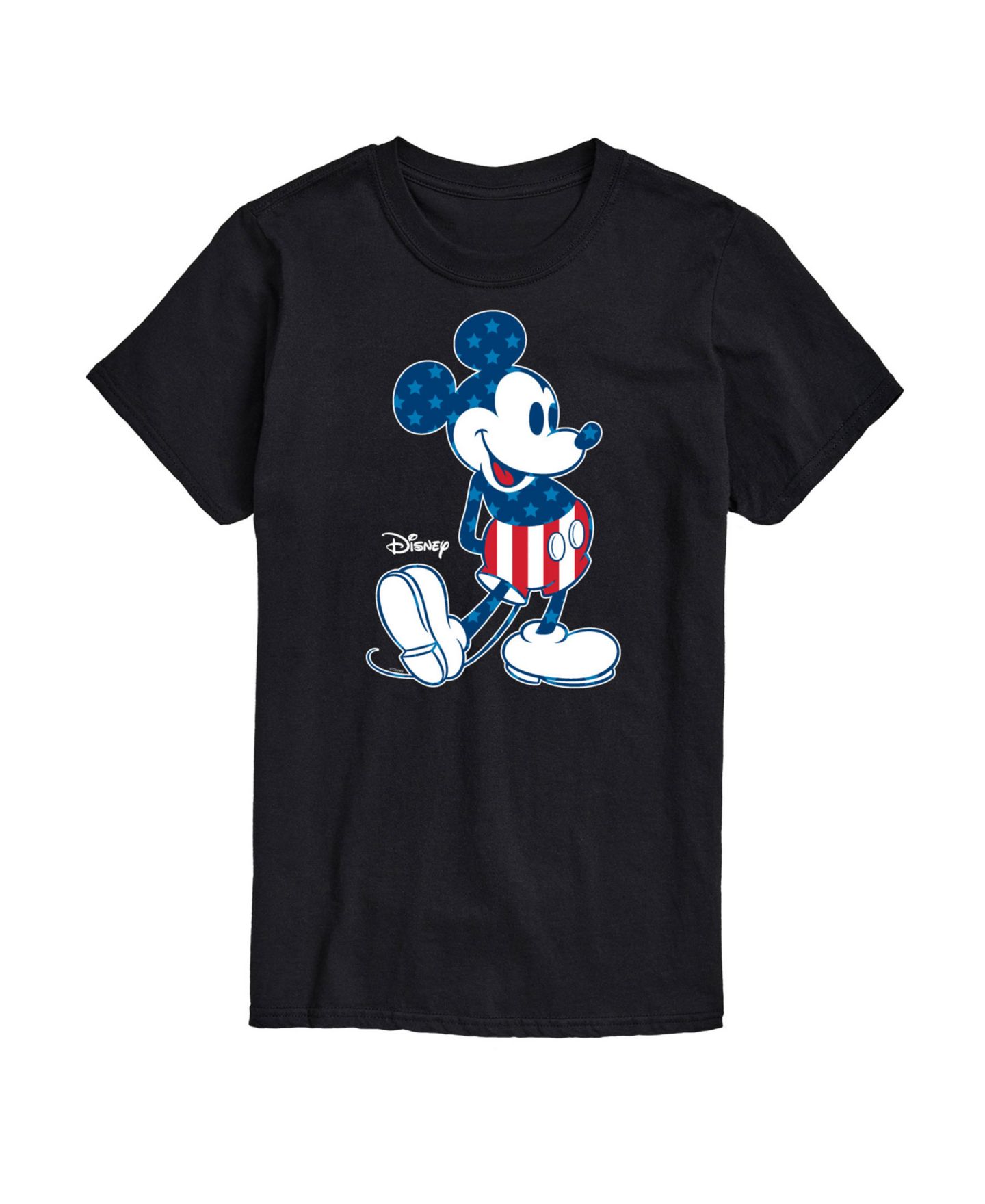 Мужская футболка AIRWAVES Disney Mickey Mouse American Short Sleeve, цвет: Чёрный — фото 1
