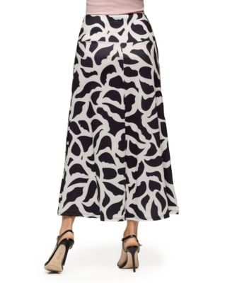 Women's Elastic Waist A Line Maxi Skirt