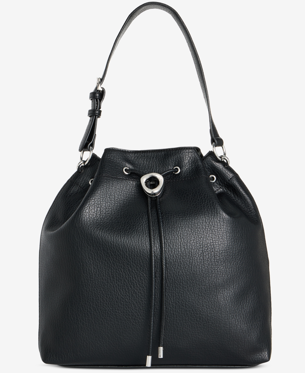 Tylaa Drawstring Shoulder Bag, Exclusively at Macy's - Black