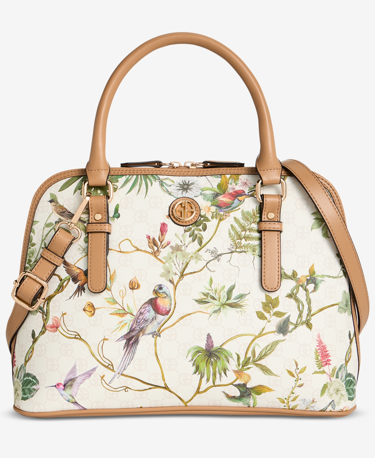 Tropical Dome Satchel, Exclusively at Macy's - Tropical
