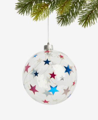 Merry Magic Light Up Star Ball Ornament, Macy's Exclusive 