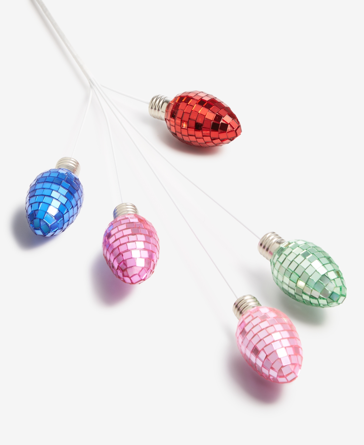 Holiday Lane Merry Magic Colored Lights Pick Ornament, Macy's Exclusive In Transparent