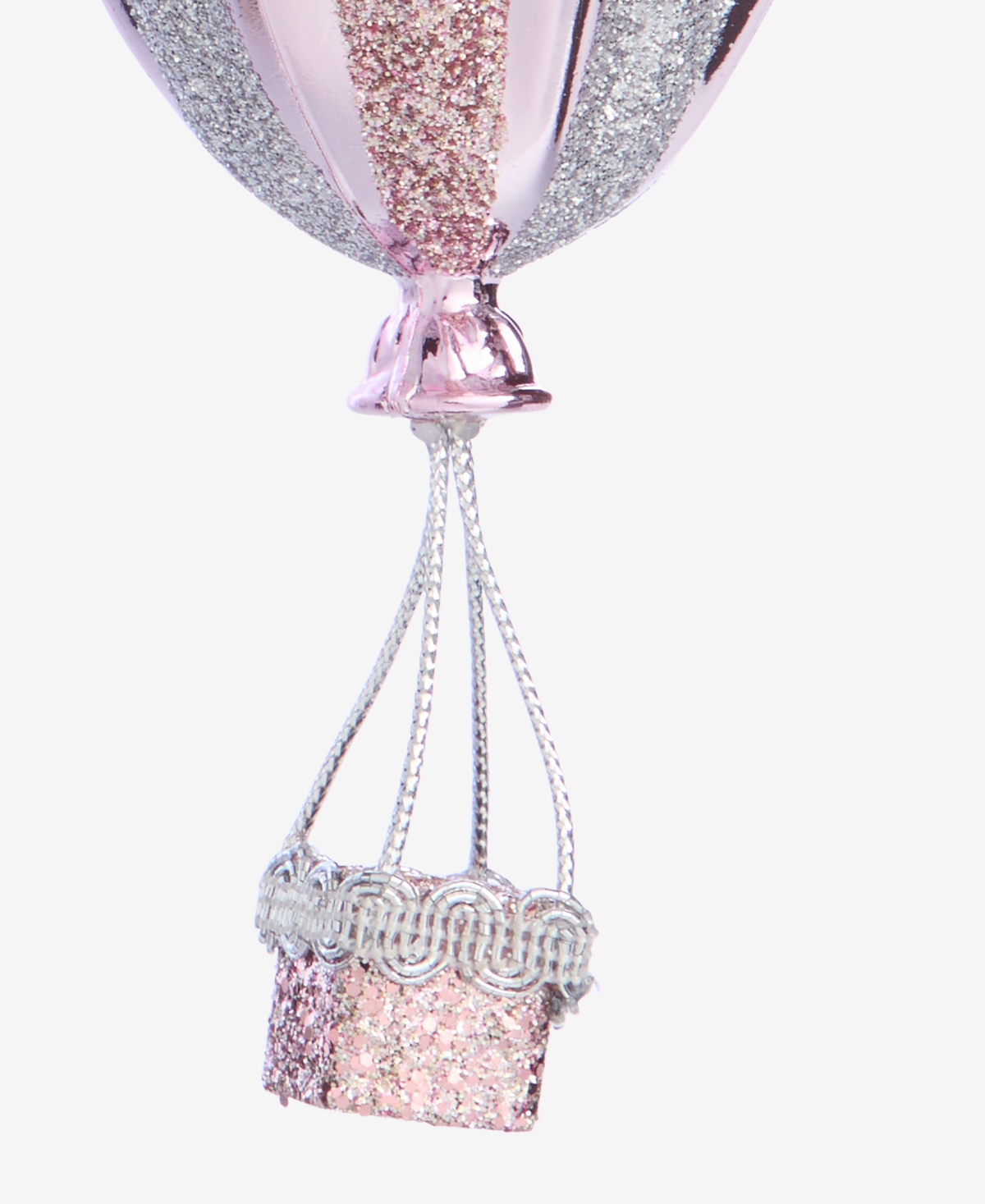 Holiday Lane Pastel Shine Hot Air Balloon Ornament, Macy's Exclusive In Transparent