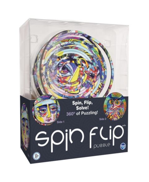 Детский пазл Spinflip Spin Flip Puzzle: Abstract 2L Double-Sided Puzzle, Ages 8+