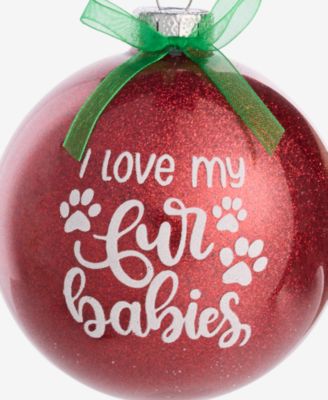 Pets Red Ball Ornament, Macy's Exclusive