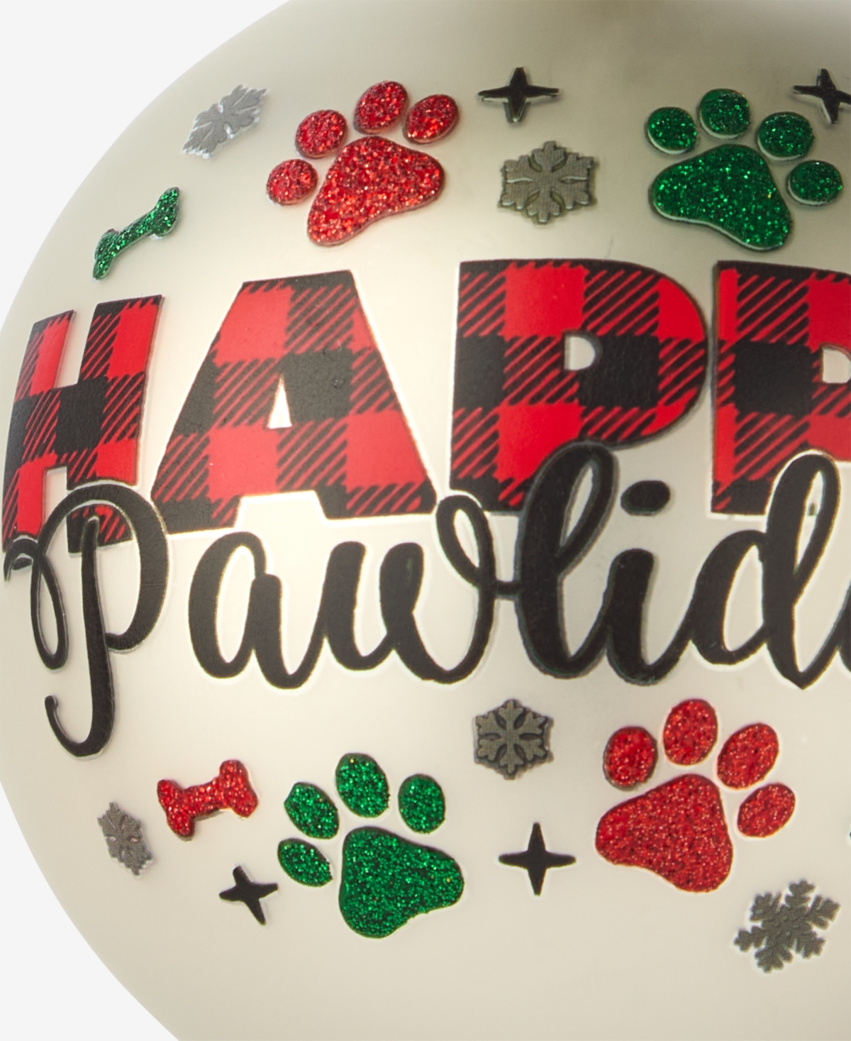 Holiday Lane Pets 2025 Paw Disk Ornament, Macy's Exclusive In Transparent