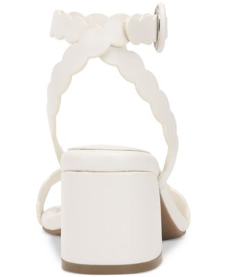 Women's Pathina Scalloped Block Heel Sandals, Exclusively at Macy's