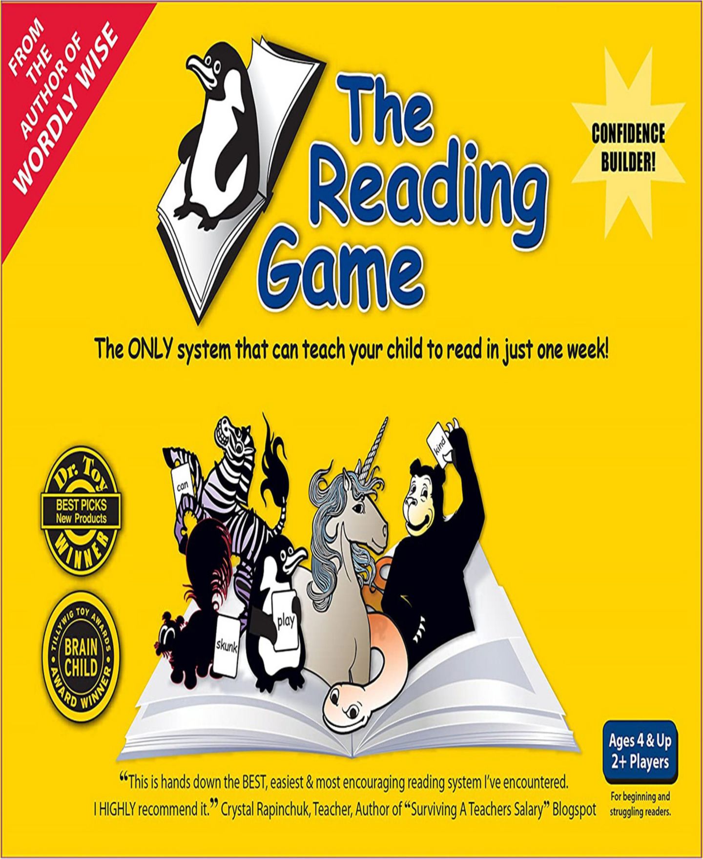 Детская карточная игра The Reading Game 2nd Edition Memory Word Card Games — фото 2