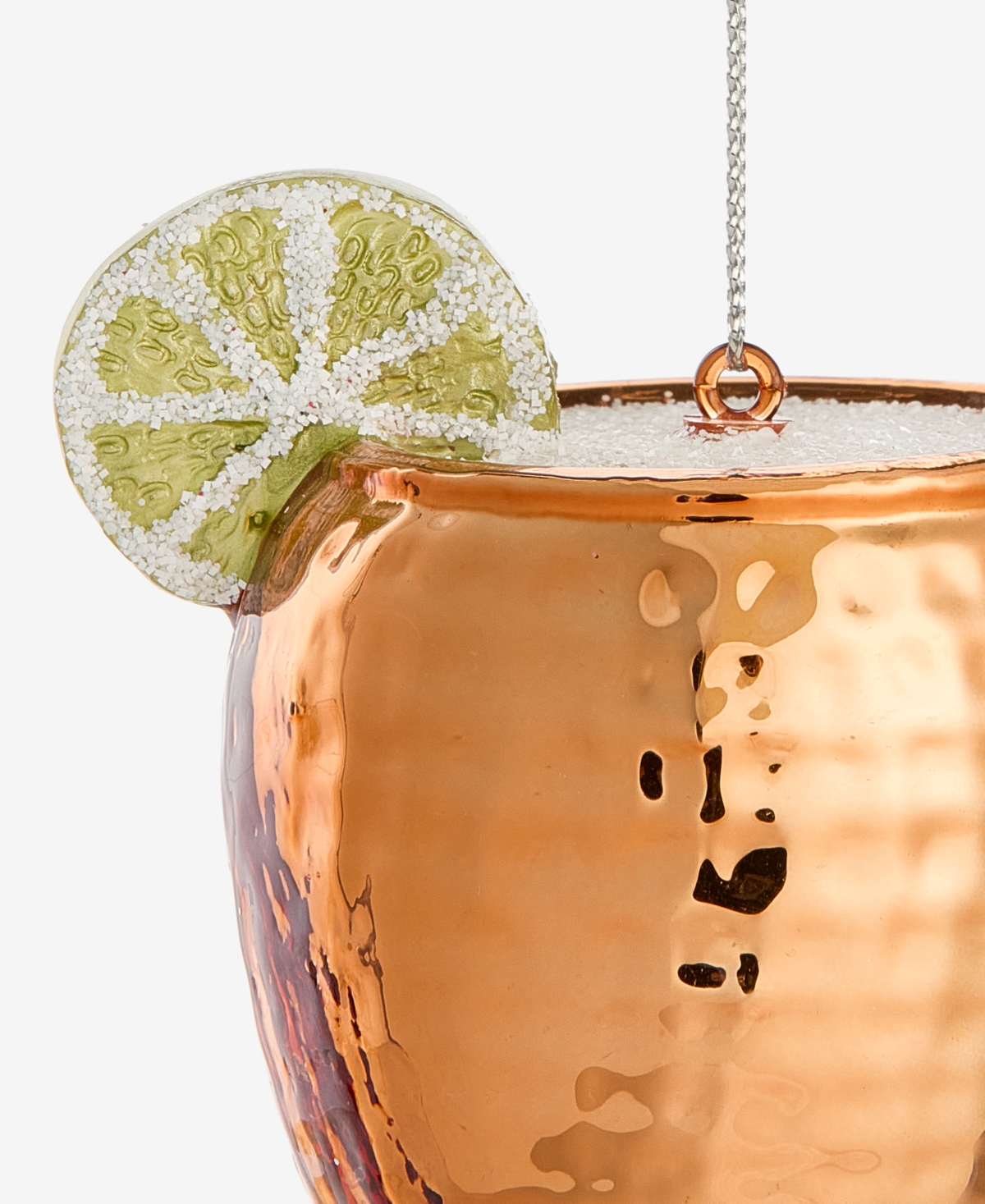 Holiday Lane Spirits Glass Mule Mug Ornament, Macy's Exclusive In Transparent