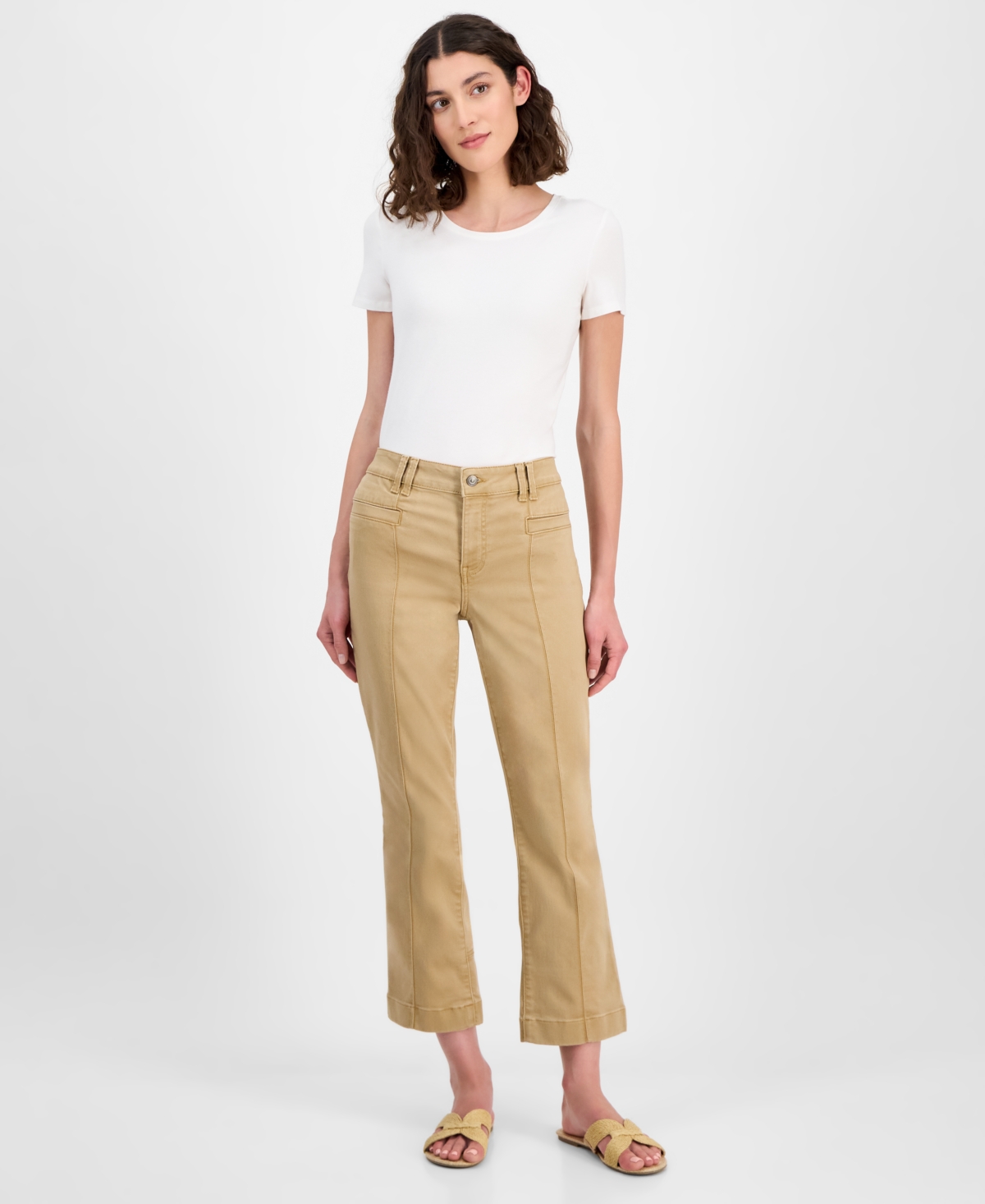 Women's Front-Seam Bootcut Pants - Tigers Eye