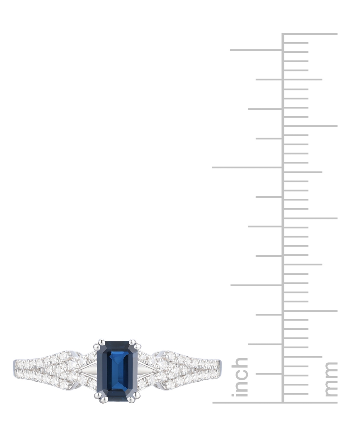 Macy's Emerald (5/8 Ct. T.w.) & Diamond (1/4 Ct. T.w.) Ring In 14k Gold (also In Ruby & Sapphire)