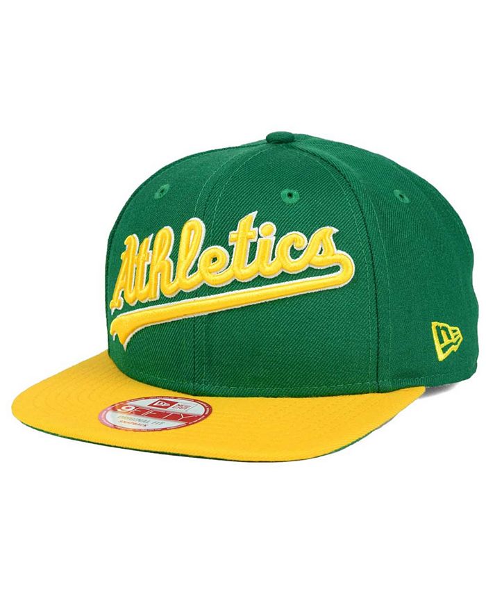 New Era Oakland Athletics XL Script 9FIFTY Snapback Cap - Macy's