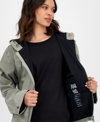 Women's Zip-Front Hooded Drawstring Jacket