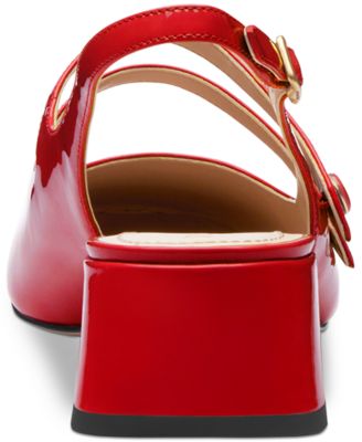 Winley Patent Leather Mary Janes Slingback Pumps