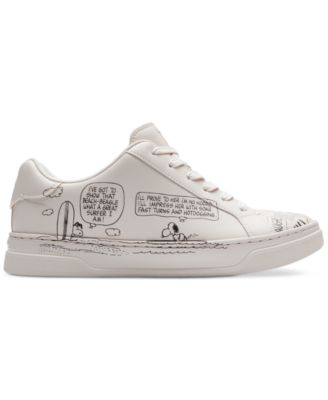 Women's Peanuts Comic High Line Leather Sneakers