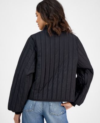 Women's Stand-Collar Bomber Jacket