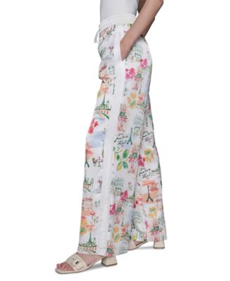 Women's Printed Pull-On Pants