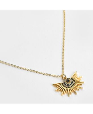 Women's Half-Sol Pendant Necklace