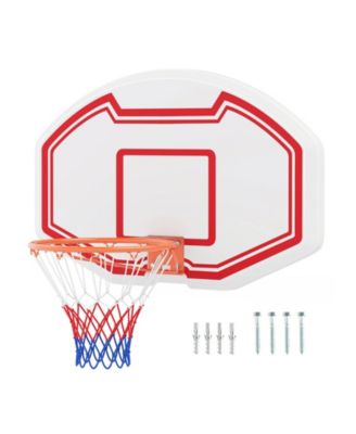 Large Wall Mounted Basketball Hoop with Shatter-proof Backboard