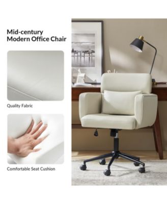 Norven 25.5'' W Modern Tilting Office Chair with Adjustable Backrest