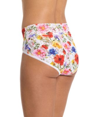 Women's Printed Signature Lace French Brief Panty