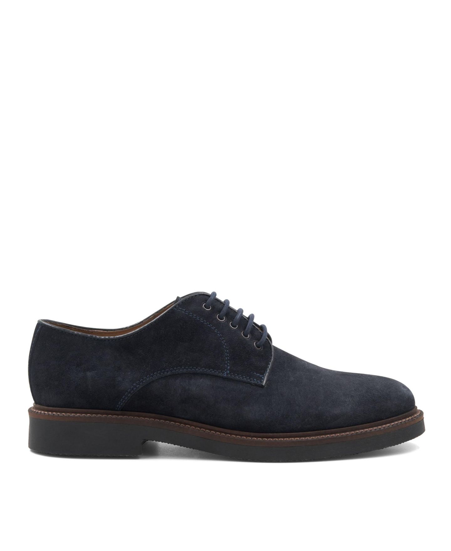 Обувь Bruno Magli Men's Dario Lace Up Dress Shoe, цвет: Тёмно-синий замшевый — фото 2
