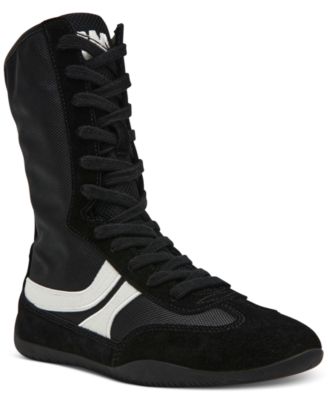 Steve Madden - Paxtin Lace-Up Mid-Shaft Sneaker Boots
