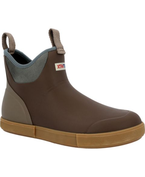 Мужские ботинки XTRATUF Vintage Ankle Deck Boot, цвет: Коричневый