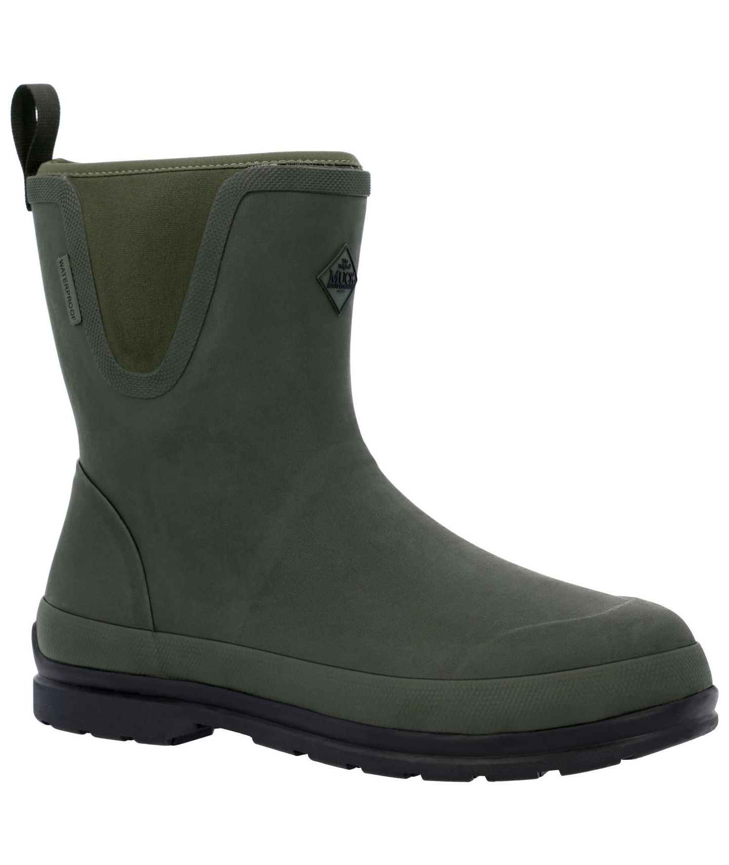 Мужские ботинки MUCK Originals Pull On Mid Boot, цвет: Зелёный — фото 1