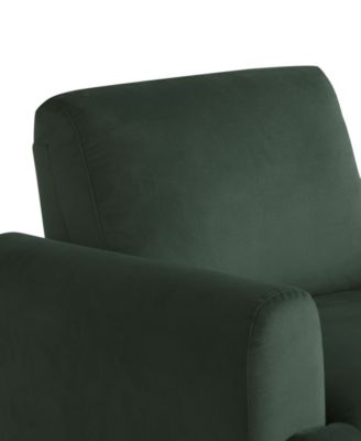 35.3" Velvet Kyoto Accent Chair