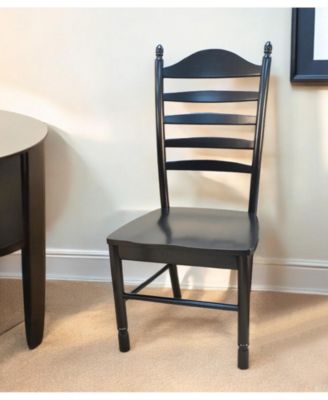 Wood Ladder Back Dining Chair for Kitchen or Dining Room Table