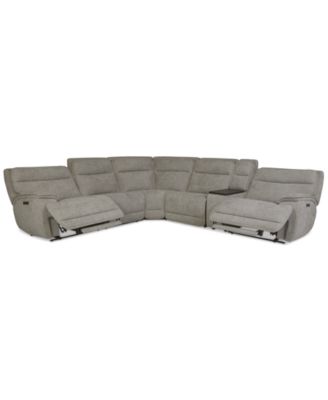 Ozryn Zero Gravity Fabric Sectional Collection, Created for Macy's