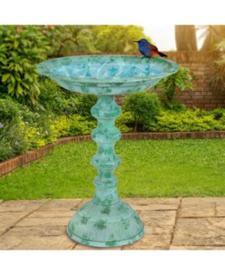 Backyard Beauty Cast Aluminum Metal Bird Bath