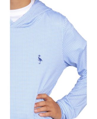 Boys Houndstooth Printed Performance Hoodie