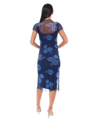 Women's Printed Powermesh T-Shirt Dress