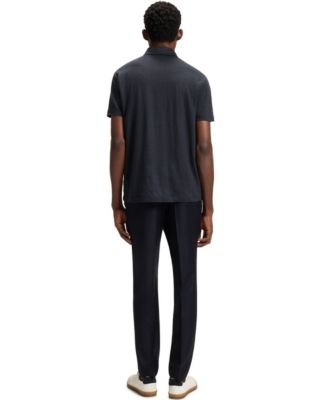 Hugo Boss BECKHAM x BOSS Men's Linen Regular-Fit Polo Shirt