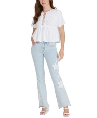 Driftwood - Women's Low-Rise Bootcut Jeans X Petunia Patchwork