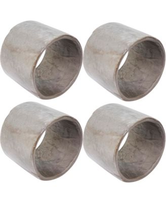 Radiant Capiz Napkin Rings, Set of 4